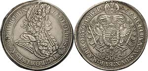 Habsburg Leopold I. 1657-1705 Taler 1696, ... 