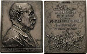Medaillen  Bronzemedaille 1896 (A. Scharff) ... 