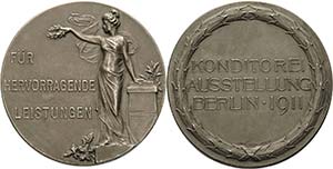 Berlin  Silbermedaille 1911 (AWES) Prämie ... 