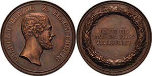Braunschweig-Medaillen  Bronzemedaille o.J. ... 