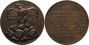 Hannover  Bronzemedaille 1930 (unsigniert) ... 