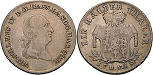 Hessen-Kassel Wilhelm IX. 1785-1803 1/2 ... 