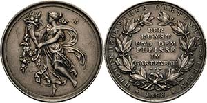 Hildesheim-Stadt  Silbermedaille 1893 ... 