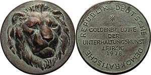 Leipzig  Bronzegußmedaille 1978 ... 