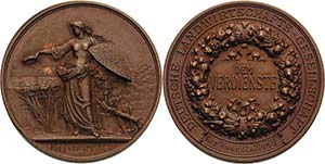 Magdeburg-Stadt  Bronzemedaille 1889 (K. ... 