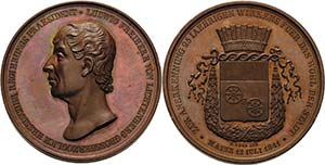 Mainz-Stadt  Bronzemedaille 1841 (Loos) ... 