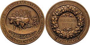 München  Bronzemedaille 1929 (unsigniert) ... 