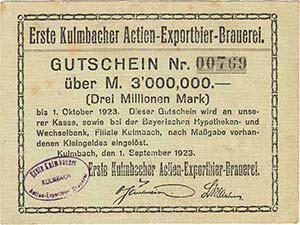Städte und Gemeinden nach 1914 Kulmbach ... 