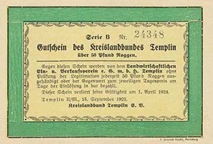 Städte und Gemeinden nach 1914 Templin ... 