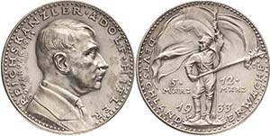 Drittes Reich  Silbermedaille 1933 (K. ... 