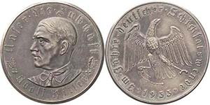 Drittes Reich  Kleine Silbermedaille 1933 ... 