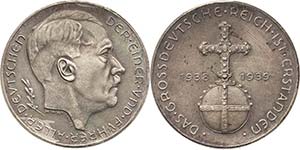 Drittes Reich  Silbermedaille 1939 ... 