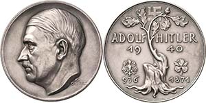 Drittes Reich  Silbermedaille 1940 (K. ... 