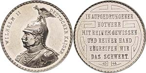 Erster Weltkrieg  Silbermedaille 1914 (C. ... 