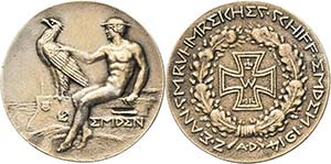 Erster Weltkrieg  Silbergußmedaille 1914 ... 