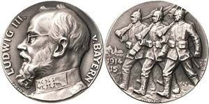 Erster Weltkrieg  Silbermedaille 1915 (F. ... 