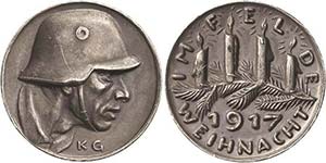 Erster Weltkrieg  Silbermedaille 1917 (Karl ... 