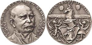 Luft- und Raumfahrt  Silbermedaille 1928 ... 