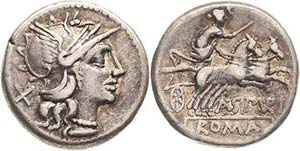 Römische Republik A. Spurilius 139 v. Chr ... 