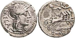 Römische Republik M. Porcius Laeca 125 v. ... 