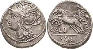 Römische Republik C. Coelius Caldus 104 v. ... 