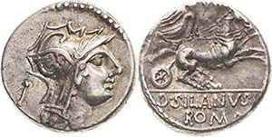 Römische Republik D. Junius L f. Silanus 91 ... 