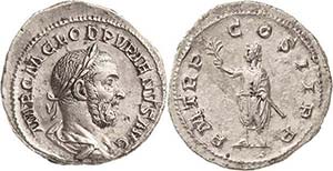 Kaiserzeit Pupienus 238 Denar 238, Rom ... 