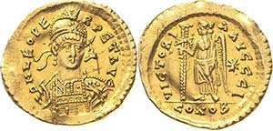 Kaiserzeit Leo I. 457-474 Solidus 462/466, ... 