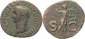 Römische Münzen Lot-4 Stück Augustus - ... 