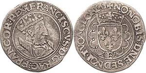 Frankreich Franz I. 1515-1547 1/2 Teston ... 