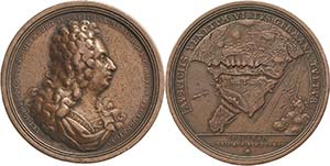Griechenland-Korfu  Bronzemedaille 1716 ... 