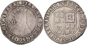Großbritannien James I. 1603-1625 Shilling ... 