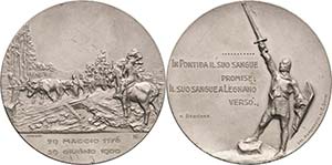 Italien-Medaillen  Zinkmedaille 1900 ... 