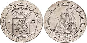 Niederlande-Batavische Republik  1 Gulden ... 