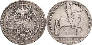 Norwegen Friedrich IV. 1699-1730 4 Mark ... 