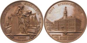 Polen-Elbing Stadt Bronzemedaille 1837 (G. ... 