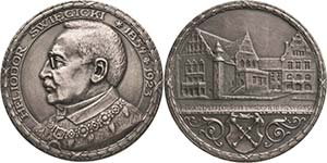 Polen-Medaillen  Silbermedaille 1923 (J. ... 