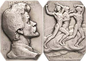 Ungarn - Medaillen  Silberplakette 1905 ... 