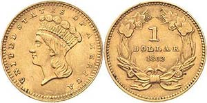 Vereinigte Staaten von Amerika  Dollar 1862, ... 