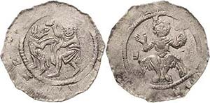 Böhmen Wladislaus II. 1140-1174 Denar, Prag ... 