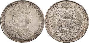 Habsburg Karl VI. 1711-1740 Taler 1737, ... 