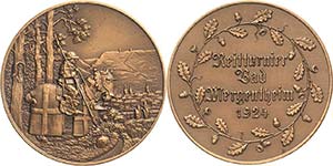 Bad Mergentheim  Bronzemedaille 1924 ... 