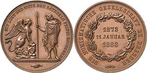Dresden  Bronzemedaille 1883 (M. Barduleck) ... 