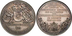 Eisenach  Silbermedaille 1901 (unsigniert) ... 