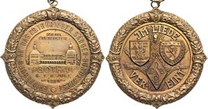 Gotha  Bronzegußmedaille 1929 (unsigniert) ... 