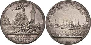 Hamburg  Silbermedaille 1805 (Loos) Auf die ... 