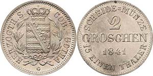 Sachsen-Coburg-Gotha Ernst I. 1826-1844 2 ... 