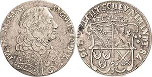 Sachsen-Lauenburg Julius Franz 1666-1689 2/3 ... 