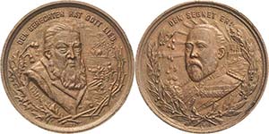 Südafrika  Bronzemedaille 1899. Deutsche ... 