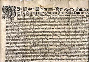  Brandenburg Verordnung 1612. Verordnung ... 
